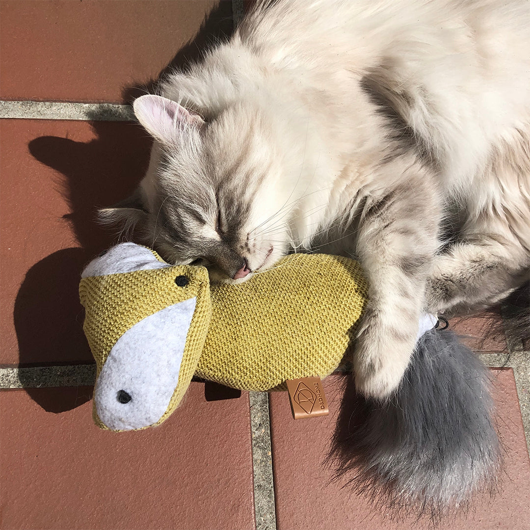 Rocco Catnip Cuddle Chenille - Yellow