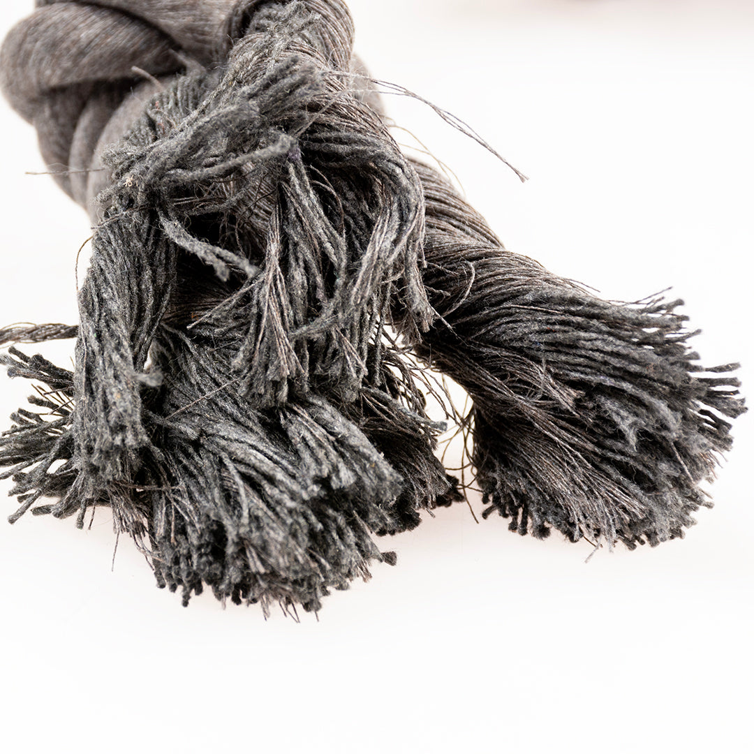 Dog Toy Eco Rope 3 Knots W/Rubber Ball