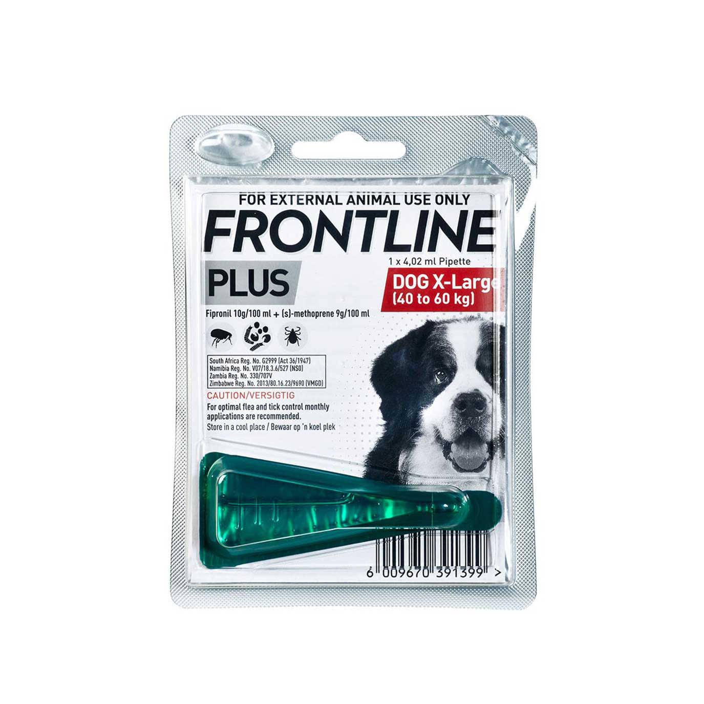 Frontline Plus Xlrg Dog 40-60kg