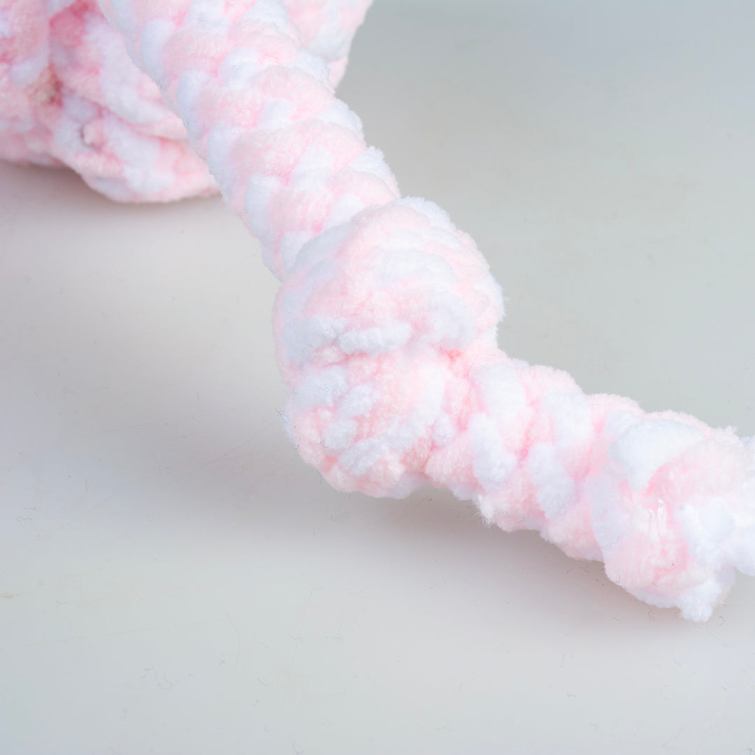 Duvo Dog Toy Puppy Soft Rope Ball W/2 Knots