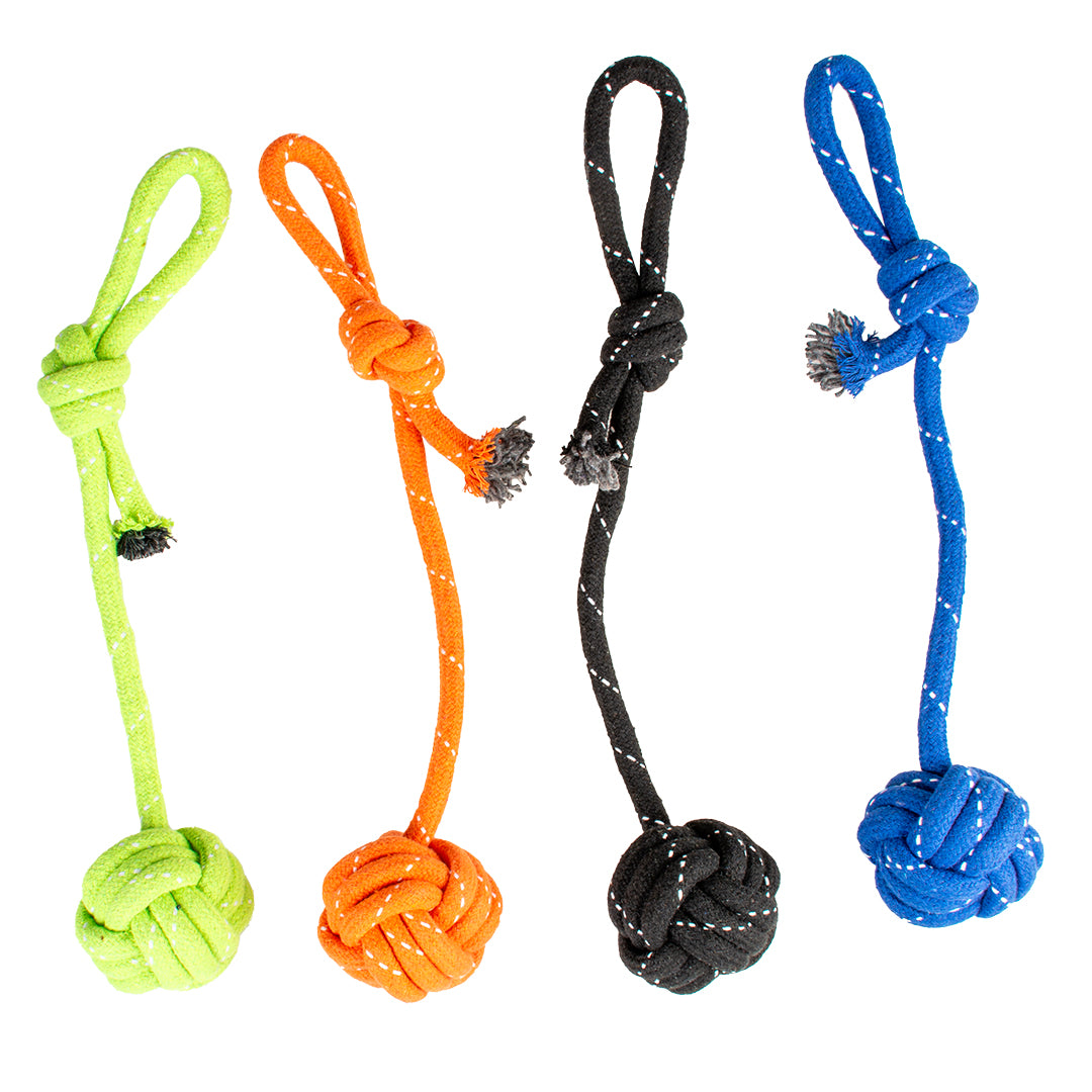Duvo Dog Toy Scooby Rope Dummy Ball