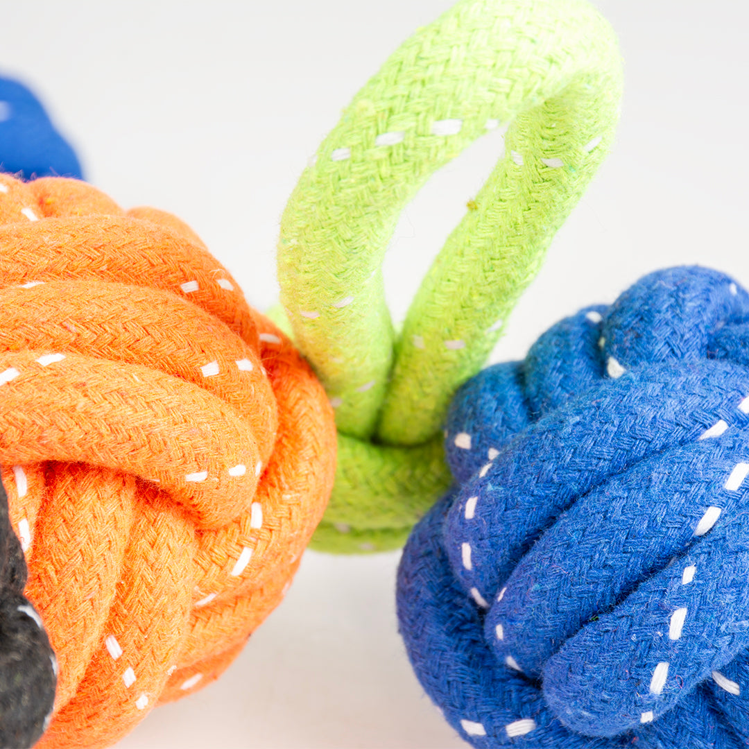 Duvo Dog Toy Scooby Rope Dummy Ball