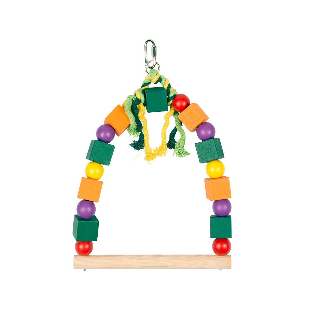 Duvo Bird Toy Colourful Swing