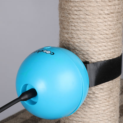 Cookoo Cat Toy Foxy Magic Ball Blue