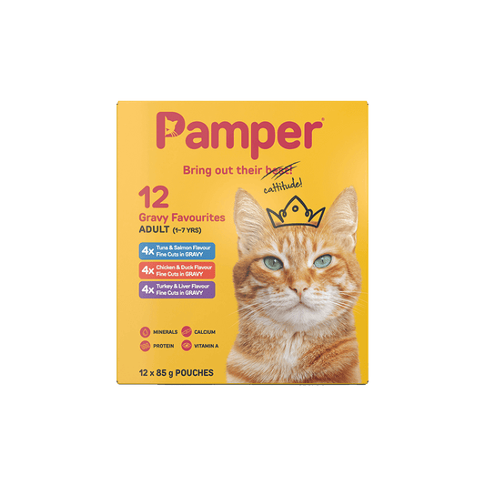 Pamper Adult Gravy Favourite Multi Pack 12x85g