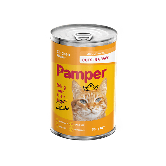Pamper Adult Chunks In Gravy Chicken 385g