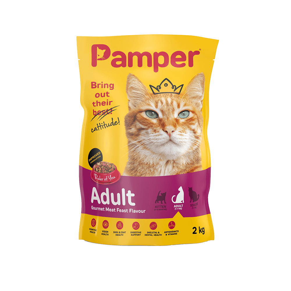 Pamper Adult Gourmet Meat Feast 2kg