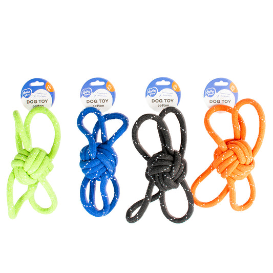 Duvo Dog Toy Scooby Rope Ball 4 Loops