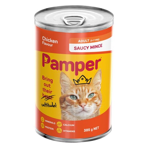 Pamper Adult Mince & Chicken 385g