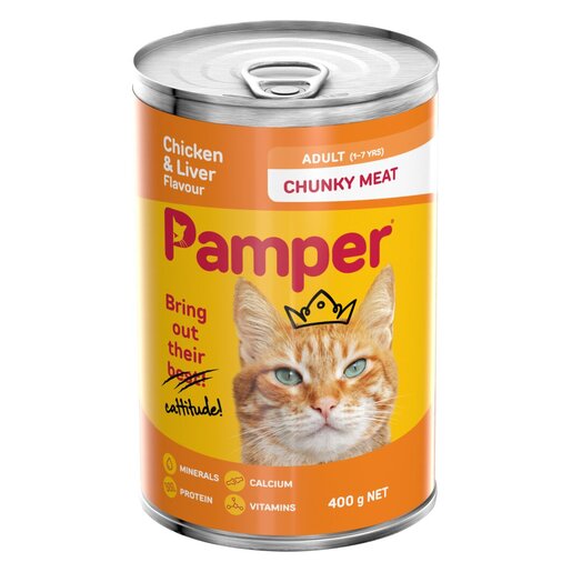 Pamper Adult Chicken & Liver 400g