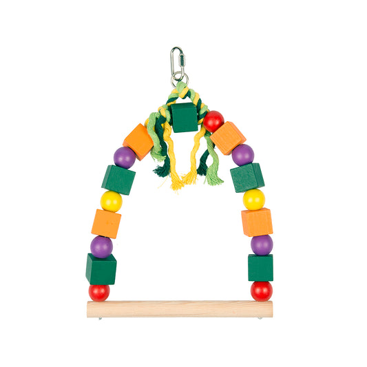 Duvo Bird Toy Colourful Swing